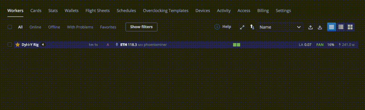 Hive OS Add Flight Sheet To Your Mining Rig for $FTM